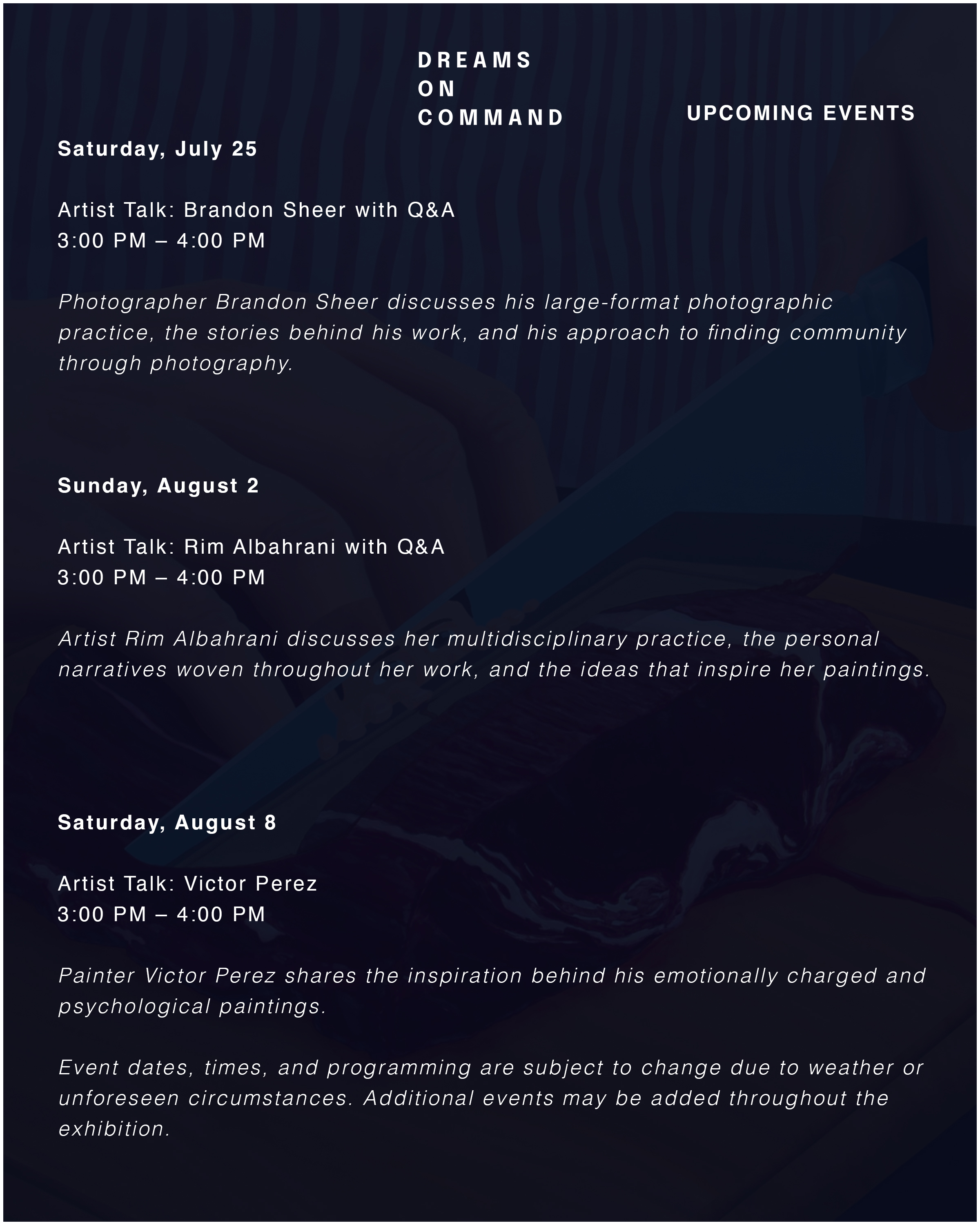 DOC PROGRAMMING SCHEDULE